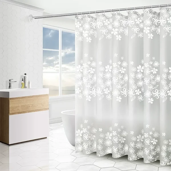 Waterproof Anti-Mildew Bathroom Partition Curtain